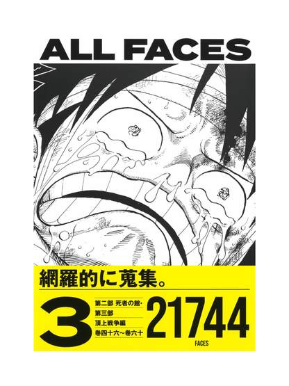 ONE PIECE ALL FACES 1–3 Collector’s Edition Manga – Eiichiro Oda Japanese