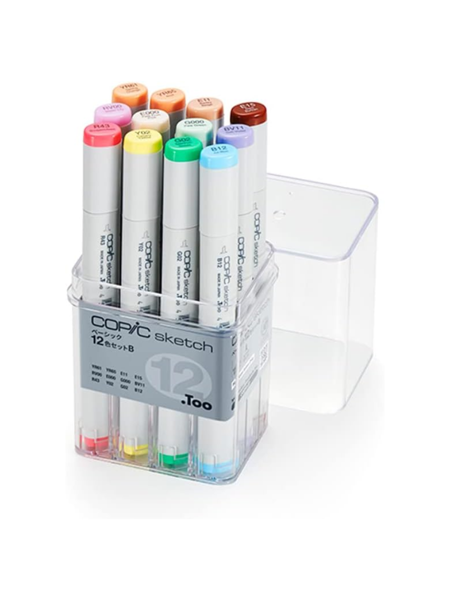 Copic Sketch Basic 12-Color Marker Set B