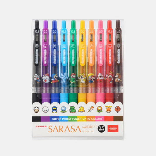 SARASA Clip Gel Pen Set of 10