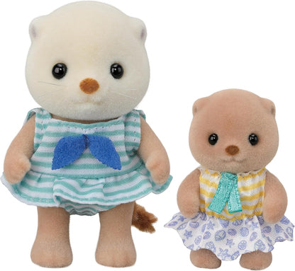Sylvanian Families Otter Siblings Sea Play Set FS-57
