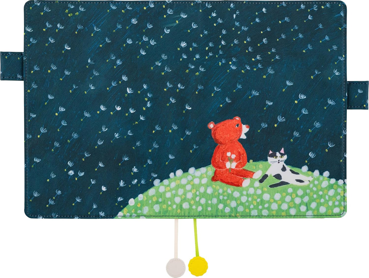 Hobonichi Techo 2026 Cousin A5 Cover – Keiko Shibata “Dandelion Field Breeze”