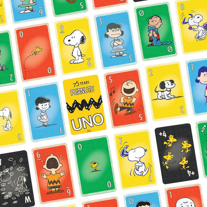 UNO Card Game Peanuts 75th Anniversary Edition
