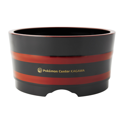 Pokemon Center Kagawa Pikachu & Slowpoke Gold Print Udon Bowl