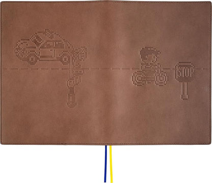 Hobonichi Techo 2026 MOTHER “Kurukuru Pedal” Leather Planner Cover A5