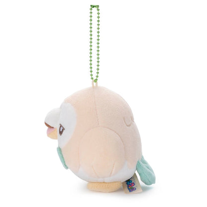 PokePeace Rowlet Funny Face Ball Chain Mascot Plush