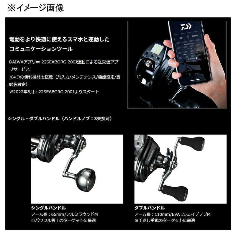 Daiwa 22 Seaborg 200J Right Handle 00810026 Spinning Reel