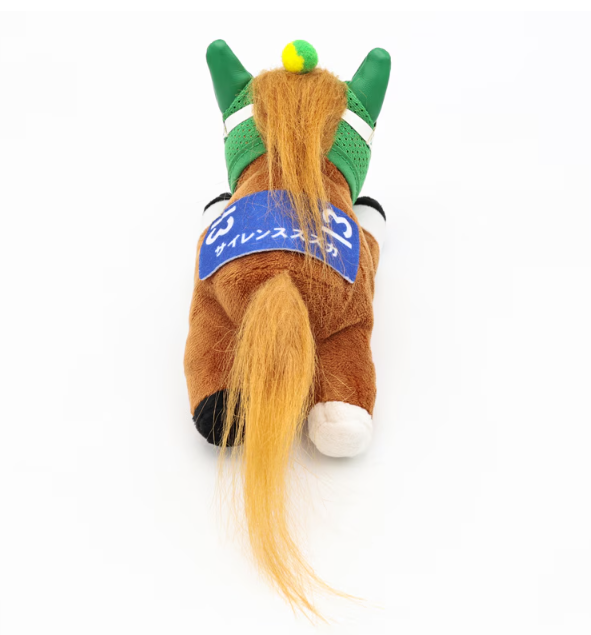 JRA Idol Horse Cling Mascot Silence Suzuka Plush