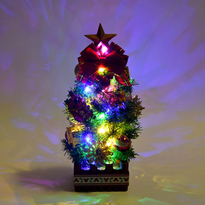 Disney Mickey Minnie Pluto Light-Up Christmas Tree Ornament