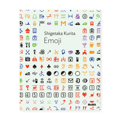 MoMA One on One Series Shigetaka Kurita Emoji Book Softcover