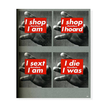 MoMA Barbara Kruger Thinking of You I Mean Me I Mean You Hardcover Book