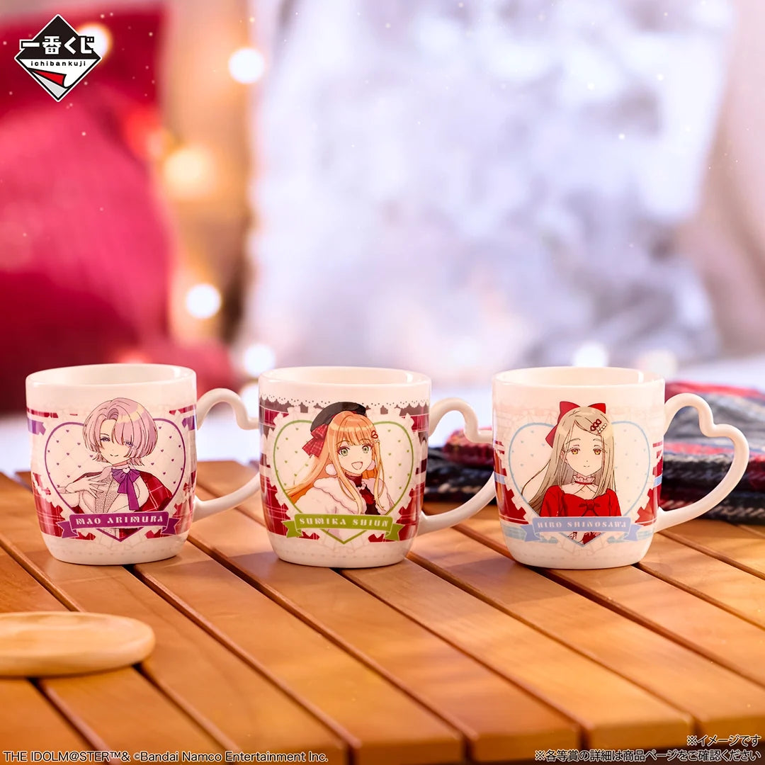 Ichiban Kuji Original Illustration Check Pattern Mug Cup E Prize (3 Designs Available)