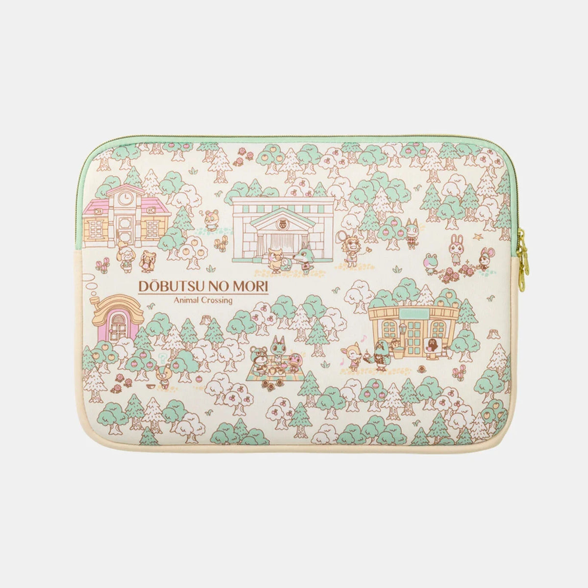 Animal Crossing PC & Tablet Case Protective Zipper Sleeve Lightweight Carry Pouch