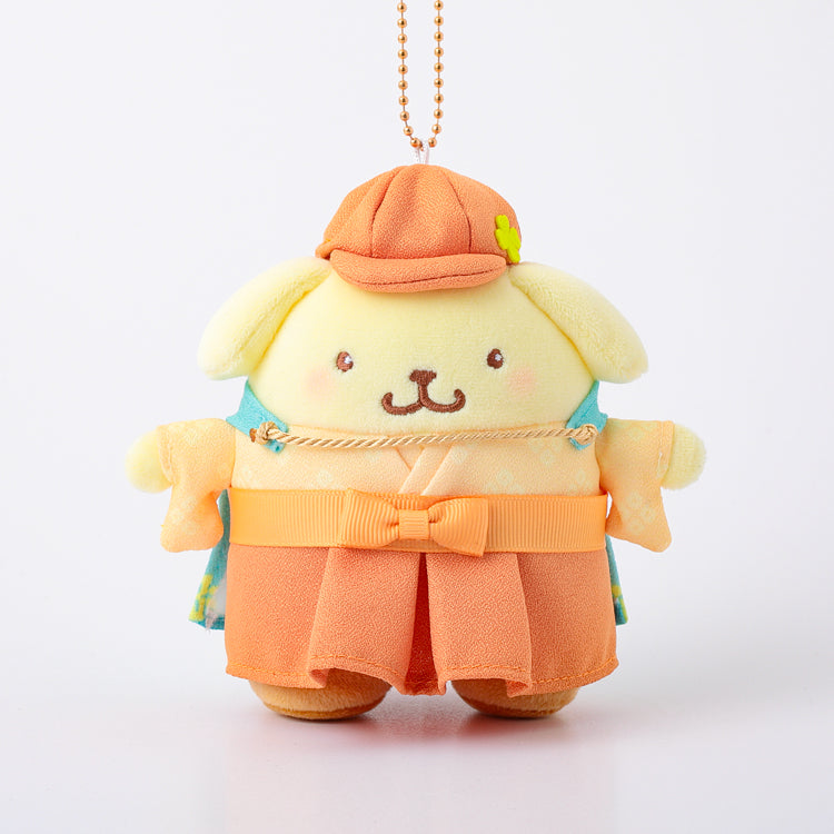 Sanrio Pompompurin Wagokoro Roman Munyugurumi Mascot Plush