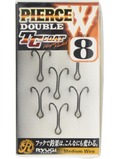 RYUGI HPW060 TC Pierce Double Fishing Hook
