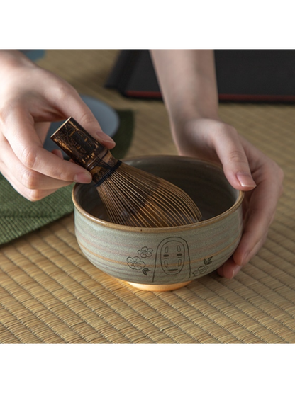 Spirited Away Matcha Tea Bowl No-Face Ceramic Cup