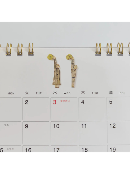 Hobonichi Whiteboard Calendar 2027 with File Pocket