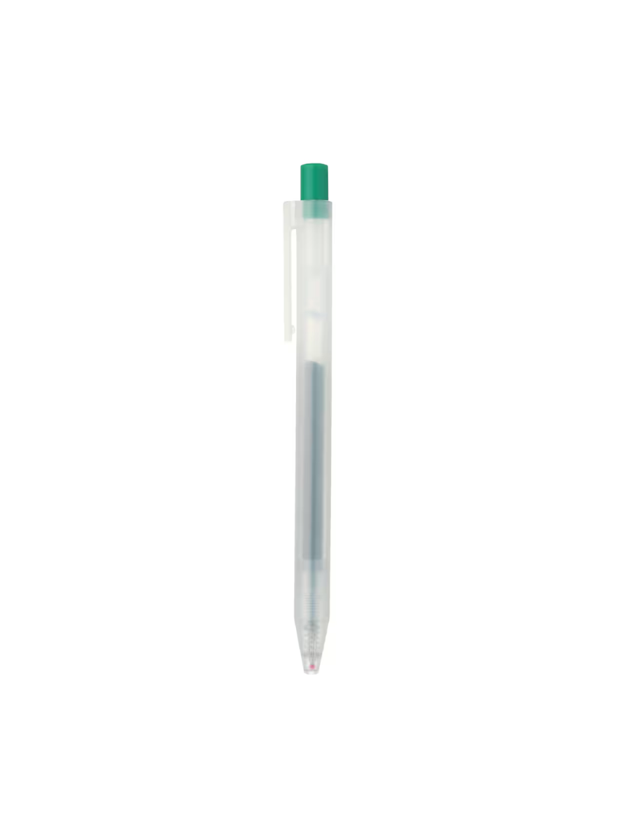 MUJI Knock Type Gel Ink Ballpoint Pen