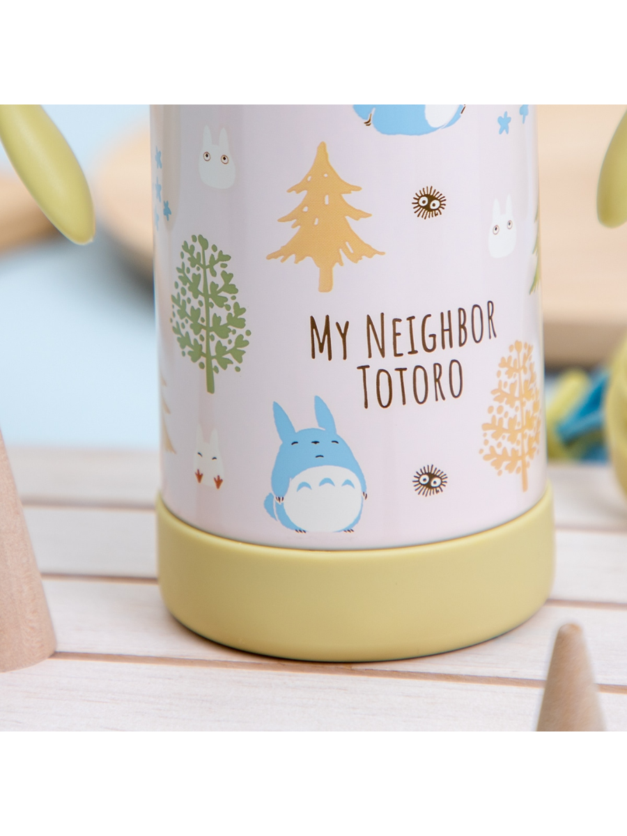 Totoro Stainless Steel Straw Mug 350ml – Lightweight Kids Insulated Bottle