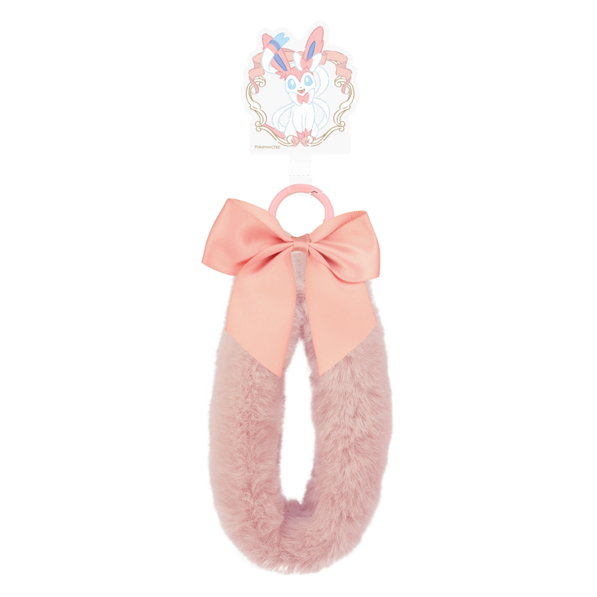 Pokemon Multi Ring Plus Sylveon Fur Hand Strap