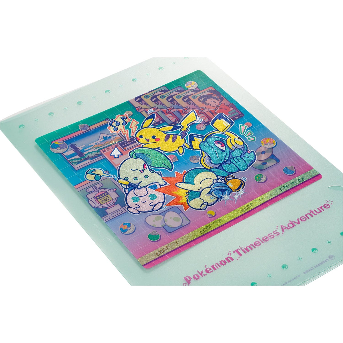 Pokemon Timeless Adventure Johto A4 Clear File Folder