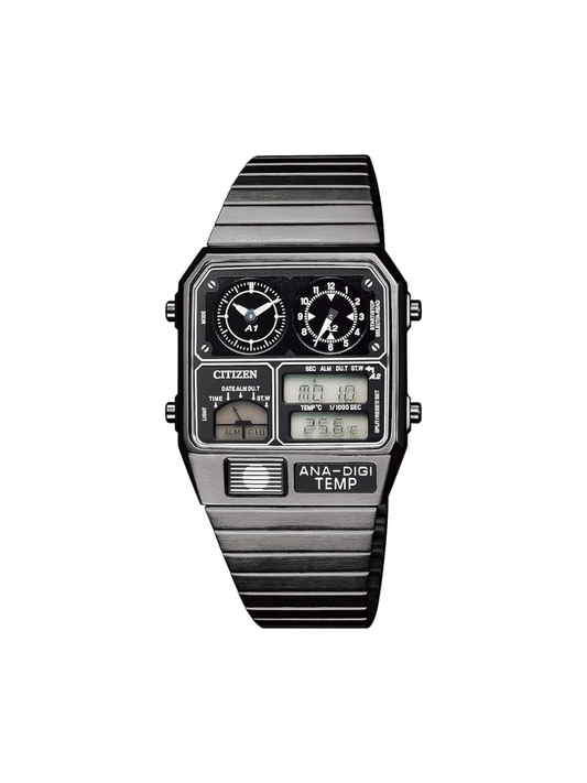 CITIZEN ANA-DIGI TEMP Reissue Black Watch JG2105-93E