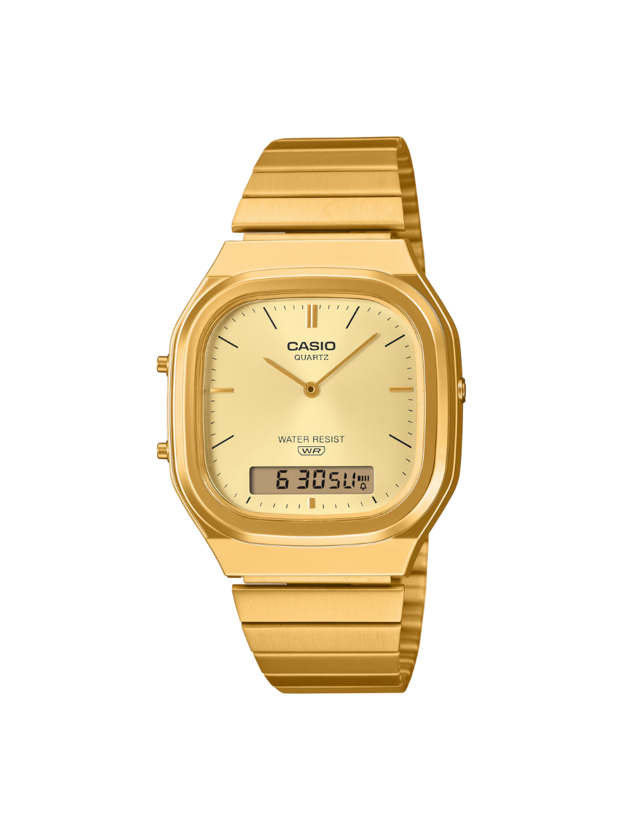 CASIO Classic AQ-240EG-9AJF Retro Modern Analog-Digital Watch