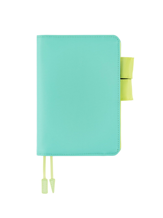 Hobonichi Techo Colors Aqua Lime Cover Original Size A6 Polyester Planner Cover 2026