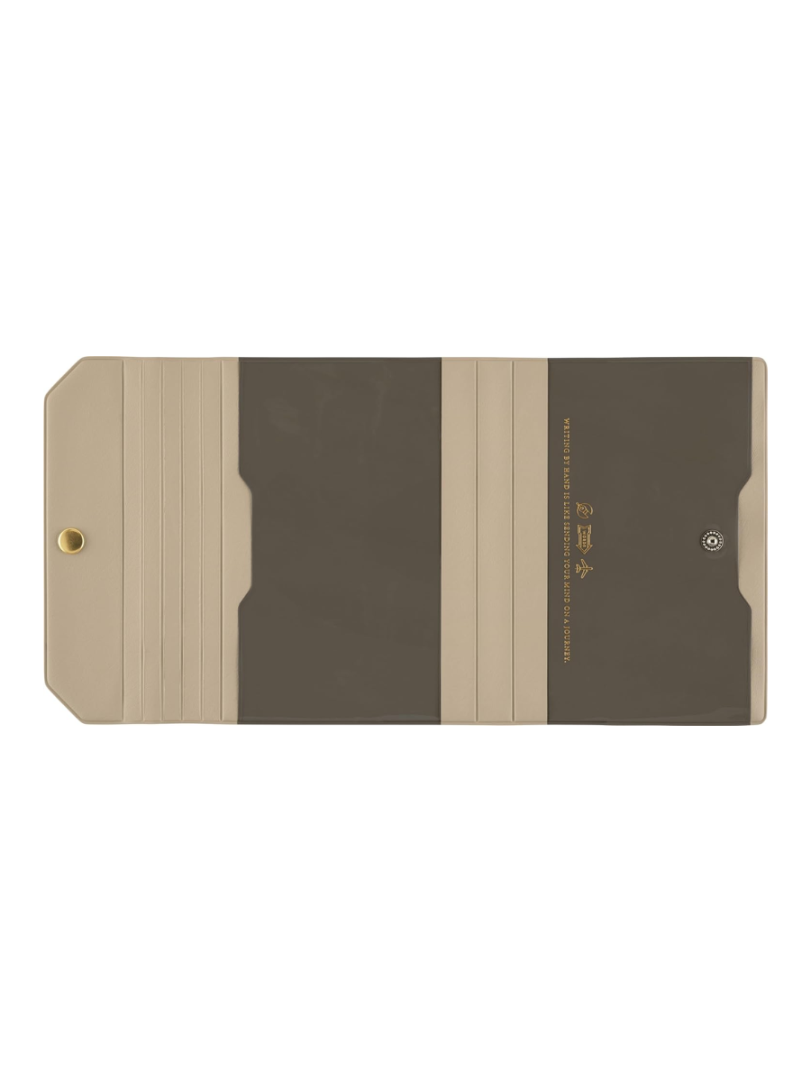 Hobonichi Techo Aileron Gray Cover Original Size A6 PVC Planner Cover with Snap Closure