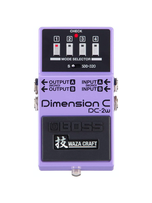 BOSS DC-2W Dimension C Waza Craft Analog Chorus Pedal with SDD-320 Mode