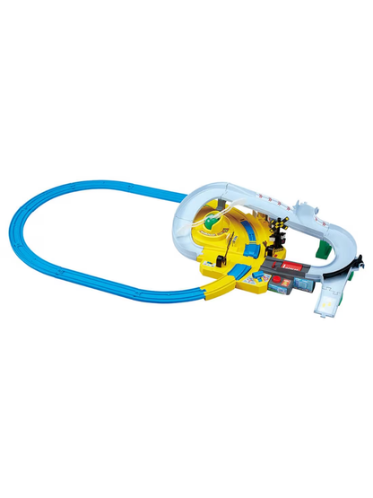 Takara Tomy Plarail & Tomica Interactive Railroad Crossing Playset with Light & Sound