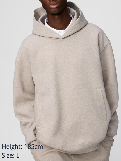 Uniqlo Oversized Sweat Pullover Hoodie Unisex Relaxed Fit Casual Hoodie
