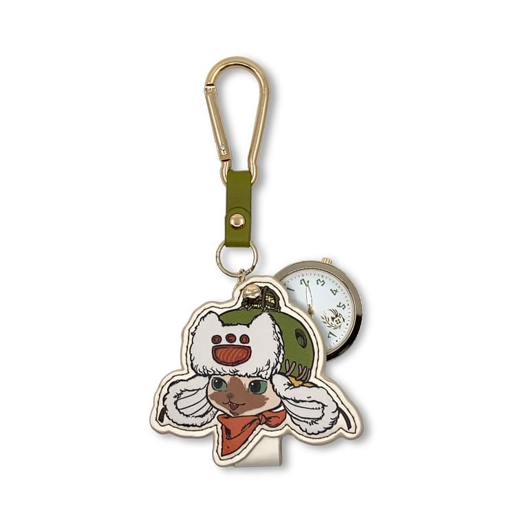 Monster Hunter Wilds Palico Carabiner Watch
