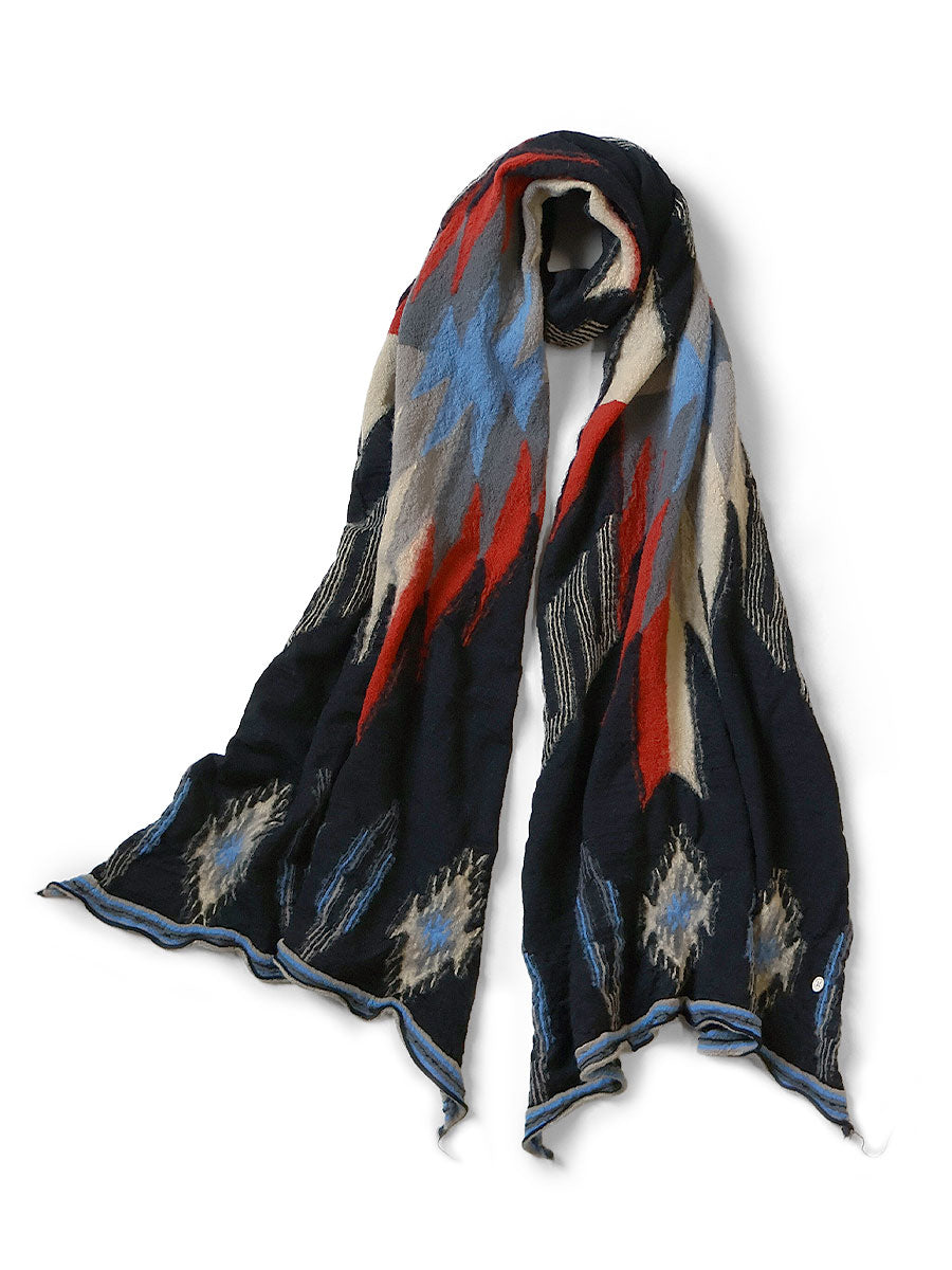 Kapital Felted Wool Ortega Blanket Scarf