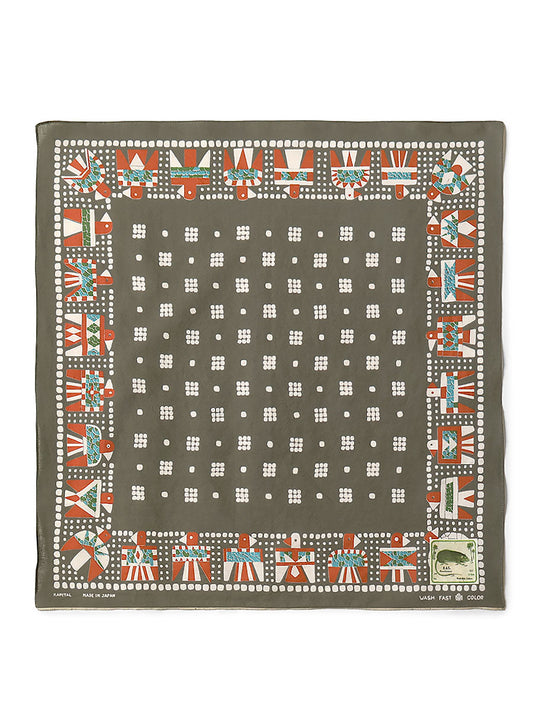 Kapital fastcolor selvedge bandana (THUNDER BIRD)