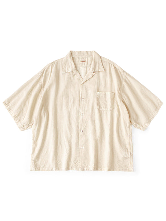 Kapital Soft Linen Open Collar Big Shirt