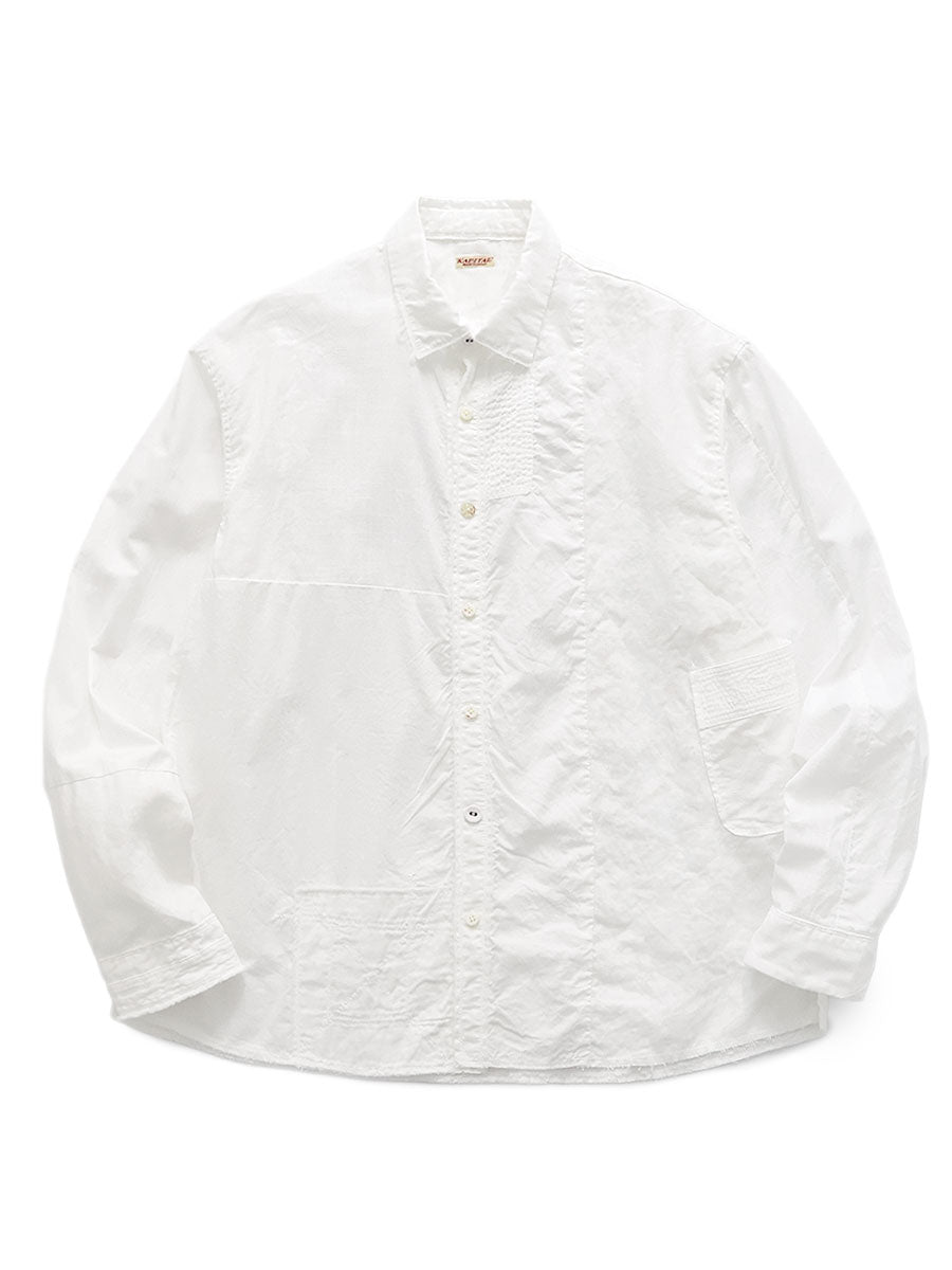 Kapital Cotton x Linen Patchwork Kathmandu Shirt