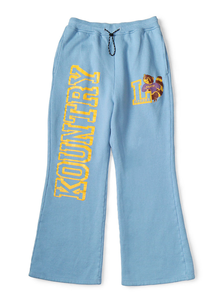 Kapital 30-Fleece-lined Flare Sweatpants (KOUNTRY)