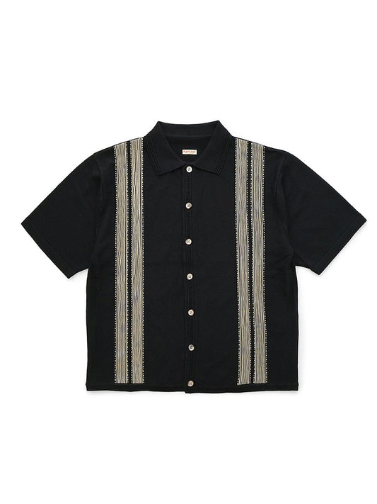 Kapital 14G Cotton Knit Tennessee Aloha Polo Shirt