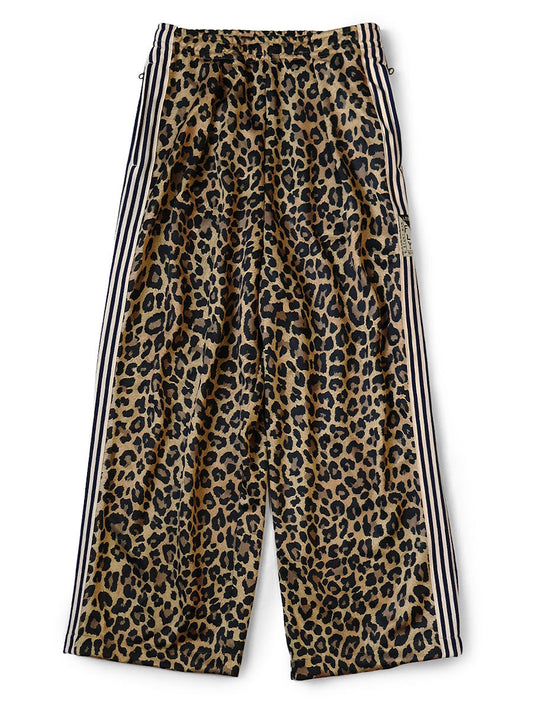 Kapital Track Pants in Smooth Jersey Leopard Print