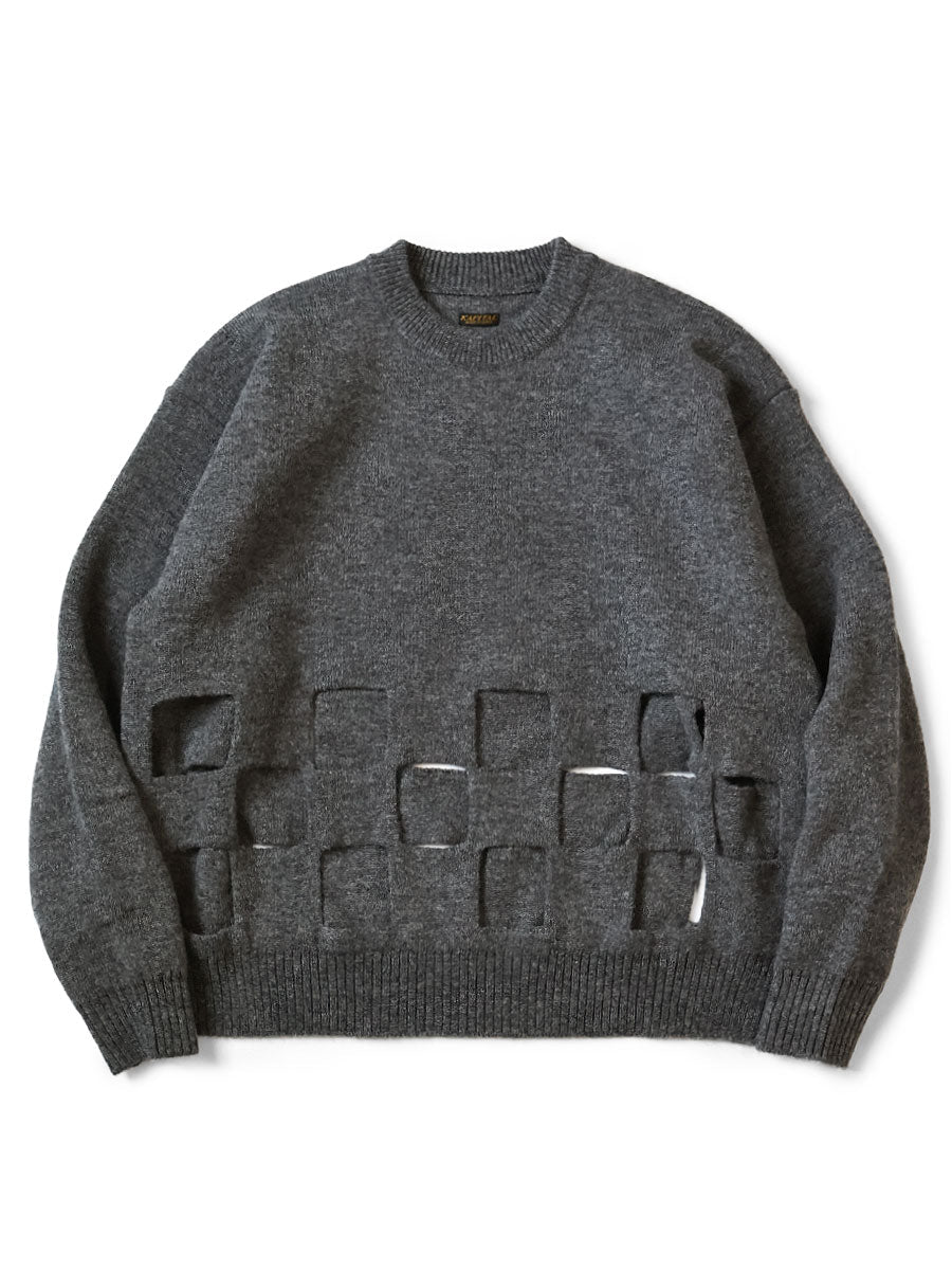 Kapital 7G Wool Windbreaker Big Crew Sweater