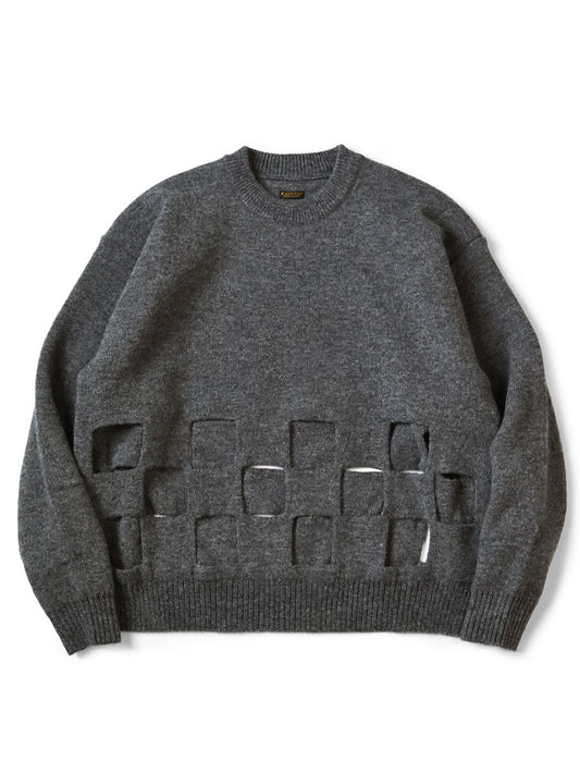 Kapital 7G Wool Windbreaker Big Crew Sweater