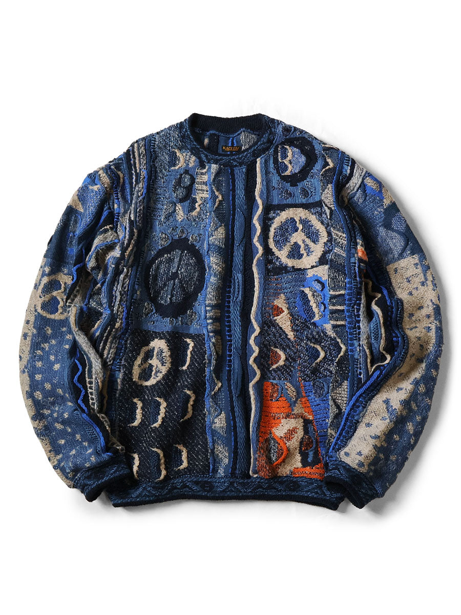 Kapital 7G BORO GAUDY Crew Knit Sweater