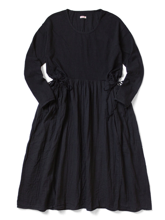 Kapital Jersey x Double Gauze Butter Dress
