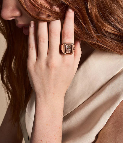 RAQUEL Rose Gold Tone Watch Ring