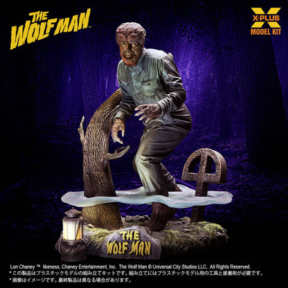 X PLUS The Wolf Man 1/8 Scale Unpainted Plastic Model Kit