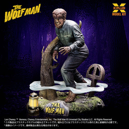 X PLUS The Wolf Man 1/8 Scale Unpainted Plastic Model Kit