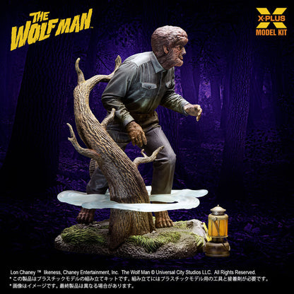 X PLUS The Wolf Man 1/8 Scale Unpainted Plastic Model Kit