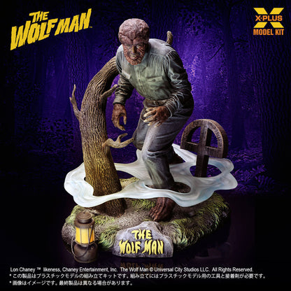 X PLUS The Wolf Man 1/8 Scale Unpainted Plastic Model Kit