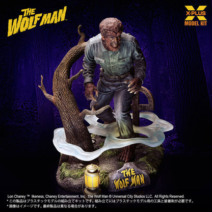 X PLUS The Wolf Man 1/8 Scale Unpainted Plastic Model Kit