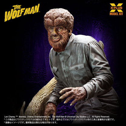 X PLUS The Wolf Man 1/8 Scale Unpainted Plastic Model Kit
